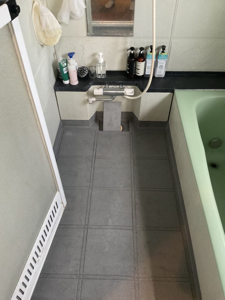 明石市で浴室リフォームをしました。新しいお風呂になり気持ちがいいです！