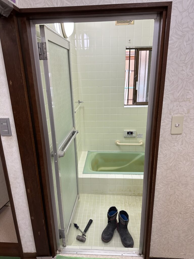 姫路市で浴室リフォーム　段差もなくなり寒さも軽減し喜んでいただきまし
